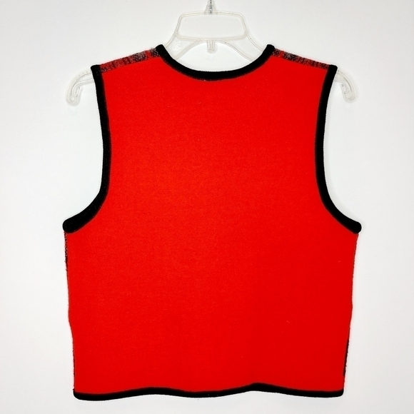 VTG 100% Wool Scottish Terrier Dog Sweater Vest - Picture 4 of 10